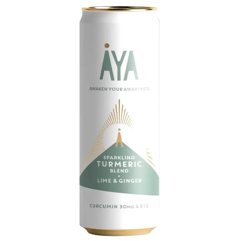 AYA Sparkling Tumeric Blend Lime & GInger