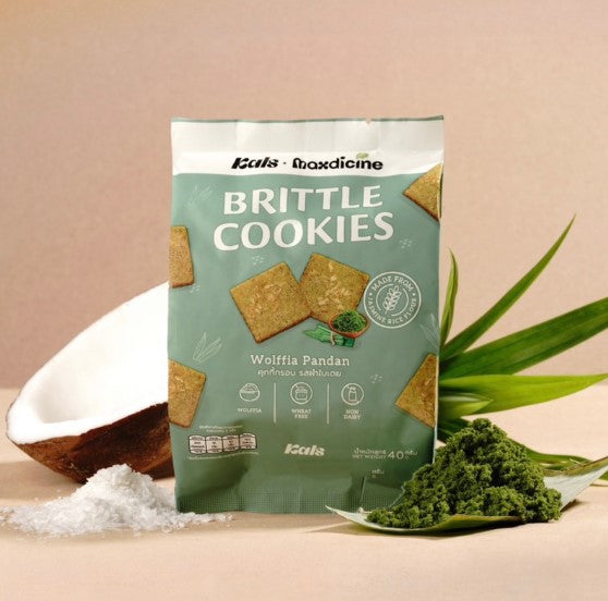 KALS Brittle Cookies Wolffia Pandan 40g