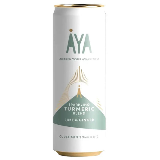 AYA Sparkling Tumeric Blend Lime & GInger