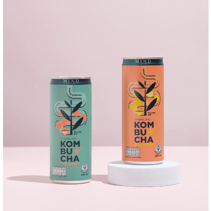 Mind Kombucha_Sparkling Classic & Yuzu Fusion