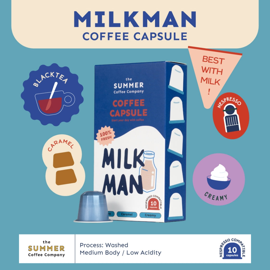 THE SUMMER COMPANY Milk Man Nespresso Capsules x 10