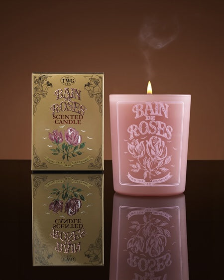 TWG Bain de Roses Tea Scented Candle 190ml