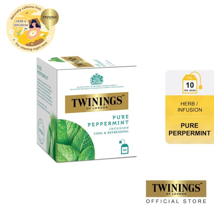 TWININGS Pure Peppermint 2g x 10`