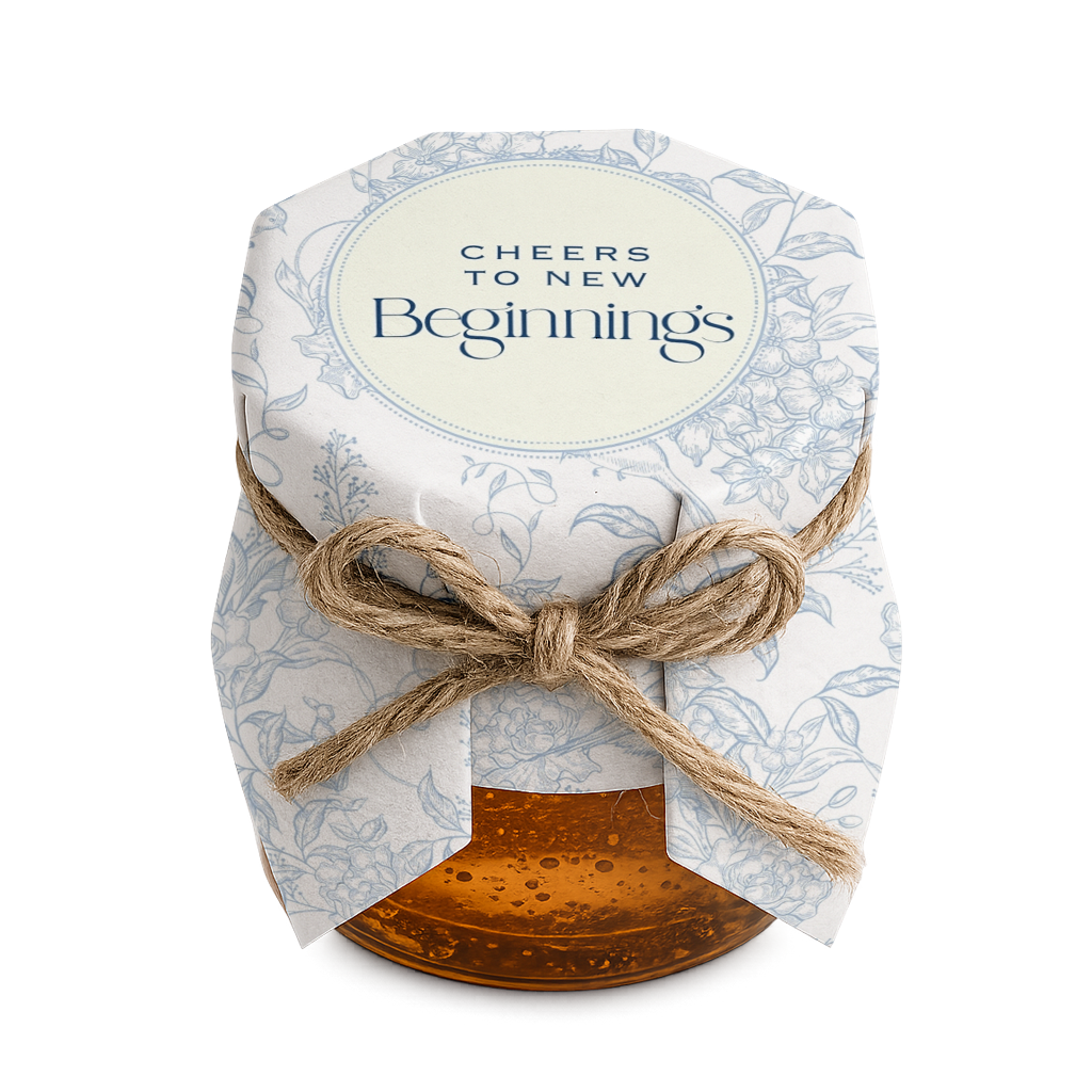 Cheers to New Beginnings design
